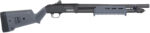 Mossberg 51606 590S w/Optic Compact 12 Gauge Pump 3" 5+1 18.50" Matte Blued Steel Barrel, Drilled & Tapped Receiver, MOE Forend, Gray Magpul SGA Adj Stock Synthetic Stock, Holosun Micro Dot 2 161105