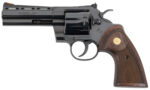 Colt Mfg PYTHONBP4WTS Python Target 357 Mag/38 Special 6 Shot 4.25" Matte Black Carbon Steel Recessed Target Vent Rib Barrel, Cylinder & Frame, Walnut w/Medallion Grip, Exposed Hammer 2 161495