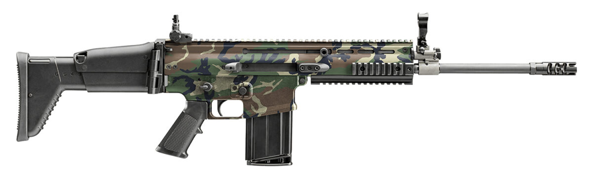 FN 3810170101 SCAR 17S 7.62x51mm NATO 20+1, 20" Black Anodized Steel Threaded Barrel, 1913 Picatinny Rail Aluminum Receiver, Adjustable Synthetic Stock, Black Hogue Finger Groove Grip 1 162034