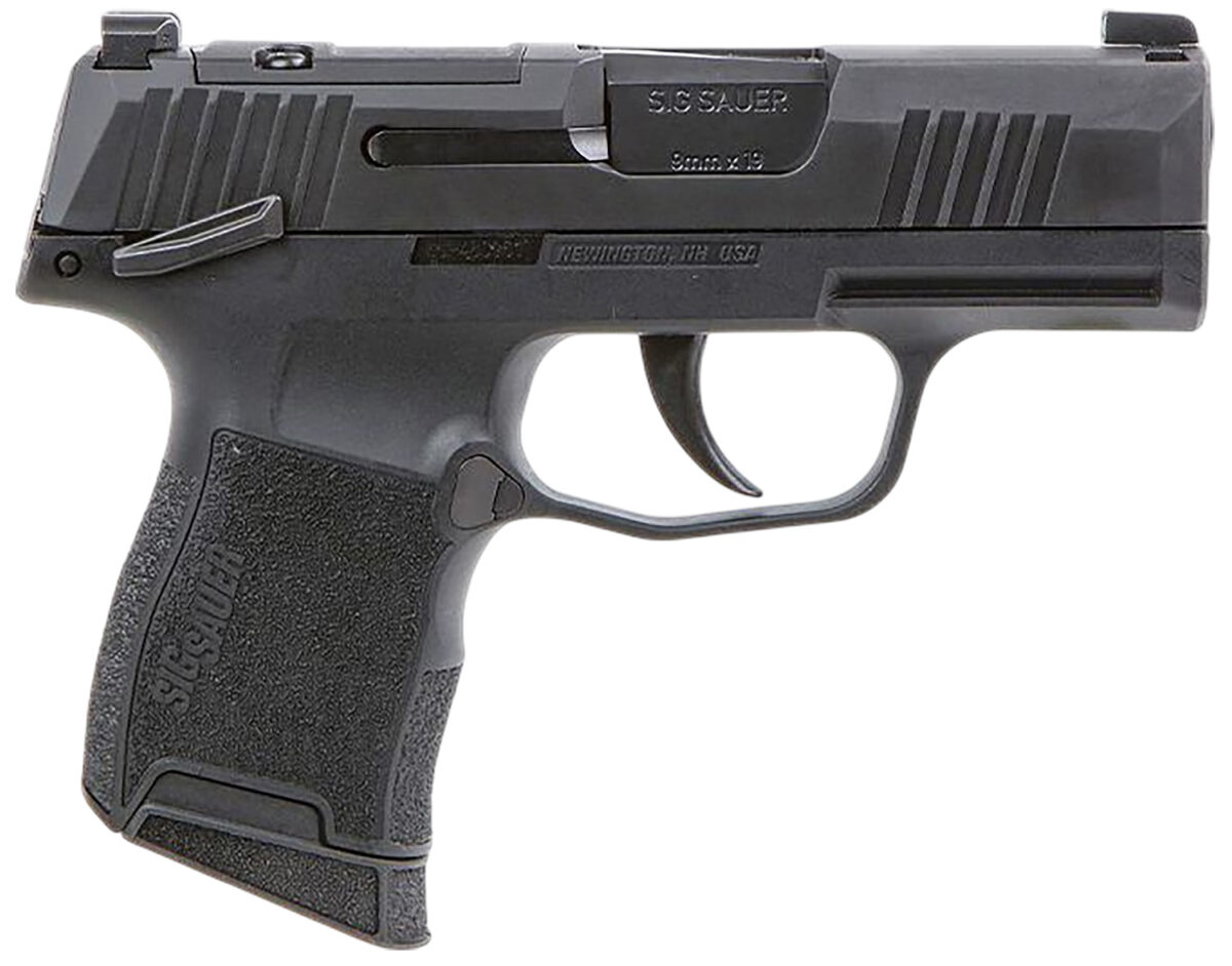 SIG 3659BXR3PMSMA*MA*P365 9MM 3.1 OR (2)10R MS BLK 1 163123
