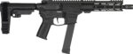 CMMG 99A3B0FAB Banshee MKGS 9mm Luger 33+1 8" Black Nitride Medium Taper Threaded Barrel, EML 7" M-LOK Handguards, Black Armor Cerakote Aluminum Picatinny Rail Receiver, CMMG Zeroed Grips 2 166428