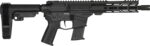 CMMG 57A340FAB Banshee MK57 5.7x28mm 20 8" Black Nitride Medium Taper Threaded Barrel, EML 7" M-LOK Handguards, Black Armor Cerakote Aluminum Picatinny Rail Receiver, CMMG Zeroed Grips 2 166435
