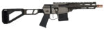 Q LLC MINIFIX300BLK8PST Mini Fix 300 Blackout 30+1 8" Black Anodized Tapered Threaded Barrel, Q-Sert Free-Float Handguards, Picatinny Rail Receiver, Black SBA3 Brace, Black Polymer Grips 2 166685