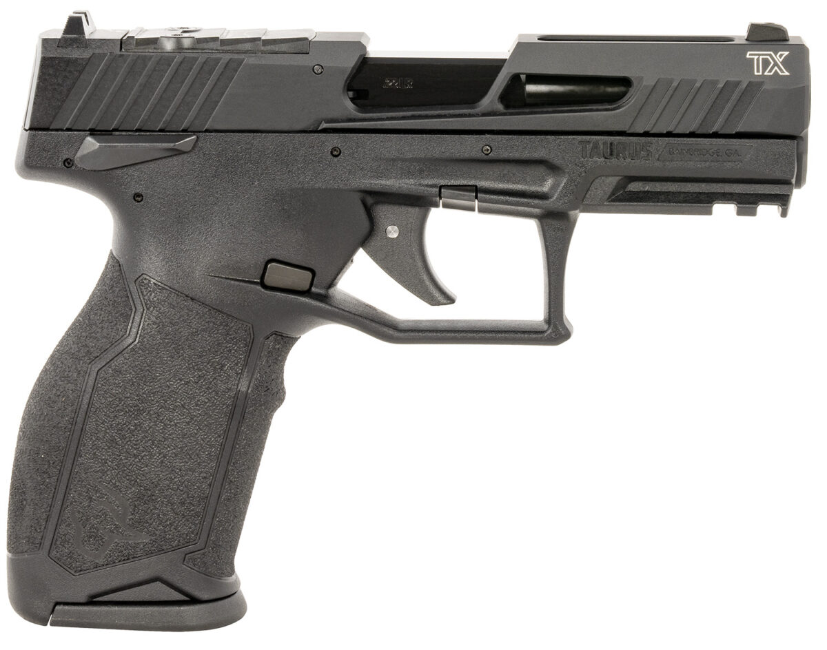 Taurus 12TX22P34110 TX22 T.O.R.O Gen 2 Full Size Frame 22 LR 10+1 4.10" Matte Black Steel Barrel, Black Hard Coat Anodized Optic Ready/Serrated Slide, Black Polymer Frame w/Picatinny Rail, Right Hand 1 166870