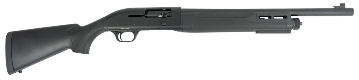 Tokarev USA 21000118 TTF Titan Full Size 12 Gauge Semi-Auto 3" 4+1 18.50" Black Chromate Cylinder Bore Barrel, Black Anodized Drilled & Tapped Receiver, Fixed Black Synthetic Stock 1 167348