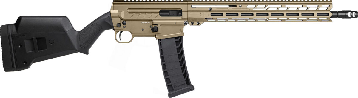 CMMG 94AC80FCT Dissent BR4 *CA Compliant 9mm Luger 10+1 16.10" Black Nitride Threaded Barrel, Coyote Tan Cerakote Picatinny Rail Aluminum Receiver, Magpul SGA Black Polymer Stock 1 168199