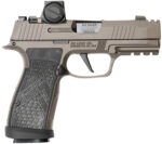 Sig Sauer 365AXGCA9LEGIONRXX P365 AXG Legion ROMEO-X 9mm 17+1 3.10" Compact Frame Legion Gray Cerakote Stainless Steel Slide G-10 Grip 2 169267