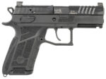 CZ-USA 91660 P-09 C Nocturne Compact Frame 9mm Luger 15+1 3.74" Black Steel Barrel, Black Optic Cut/Serrated Steel Slide, Black Polymer Frame w/Picatinny Rail, Textured Grip 2 169692