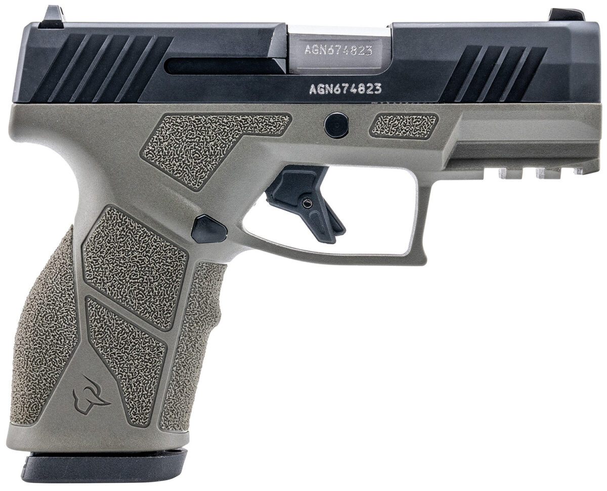 Taurus 1-GX2931O GX2 9mm 13+1 3.37" Matte Stainless Steel Barrel, Matte Black Serrated Stainless Steel Slide, OD Green Polymer Frame w/Picatinny Rail, Polymer Grip 1 170122
