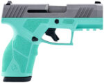 Taurus 1-GX2939C-10 GX2 9mm 10+1 3.37" Matte Stainless Steel Barrel, Matte Serrated Stainless Steel Slide, Cyan Polymer Frame w/Picatinny Rail, Polymer Grip 2 170129