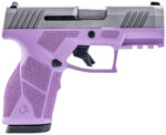 Taurus 1-GX2939LP GX2 9mm 13+1 3.37" Matte Stainless Steel Barrel, Matte Serrated Stainless Steel Slide, Light Purple Polymer Frame w/Picatinny Rail, Polymer Grip 2 170134