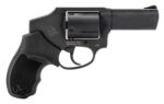 Taurus 2-650131 650 Small 357 Mag/38 Special +P 5 Shot 3" Matte Black Alloy Steel Barrel, Cylinder & Frame, Black Rubber Grip, Transfer Bar Safety, Concealed Hammer 2 170147
