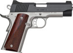 Kimber Mfg, Inc 3200320 Pro Carry II 45 ACP 7+1 4" Stainless Match Grade Barrel, Matte Black Brushed Serrated Steel Slide, Satin Silver Aluminum Frame w/Beavertail, Rosewood Grip 2 170565