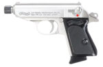 Walther Arms 4796060 PPK 32 ACP 6+1 3.30" Stainless Steel Threaded Barrel, Stainless Serrated Steel Slide, Stainless Steel Frame w/Beavertail, Textured Polymer Grip 2 170967
