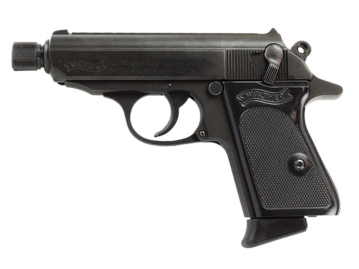Walther Arms 4796061 PPK 32 ACP 6+1 3.30" Black Steel Threaded Barrel, Black Serrated Steel Slide, Black Steel Frame w/Beavertail Textured, Polymer Grip 1 170968