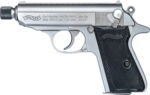 Walther Arms 4796044 PPK/S Carry Frame 32 ACP 7+1 3.30" Stainless Steel Threaded Barrel, Stainless Serrated Steel Slide, Stainless Aluminum Frame w/Beavertail, Textured Polymer Grip 2 170969