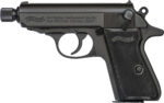 Walther Arms 4796059 PPK/S Carry Frame 32 ACP 7+1 3.30" Black Steel Threaded Barrel, Black Serrated Zinc Alloy Slide, Black Aluminum Frame w/Beavertail, Textured Polymer Grip 2 170970