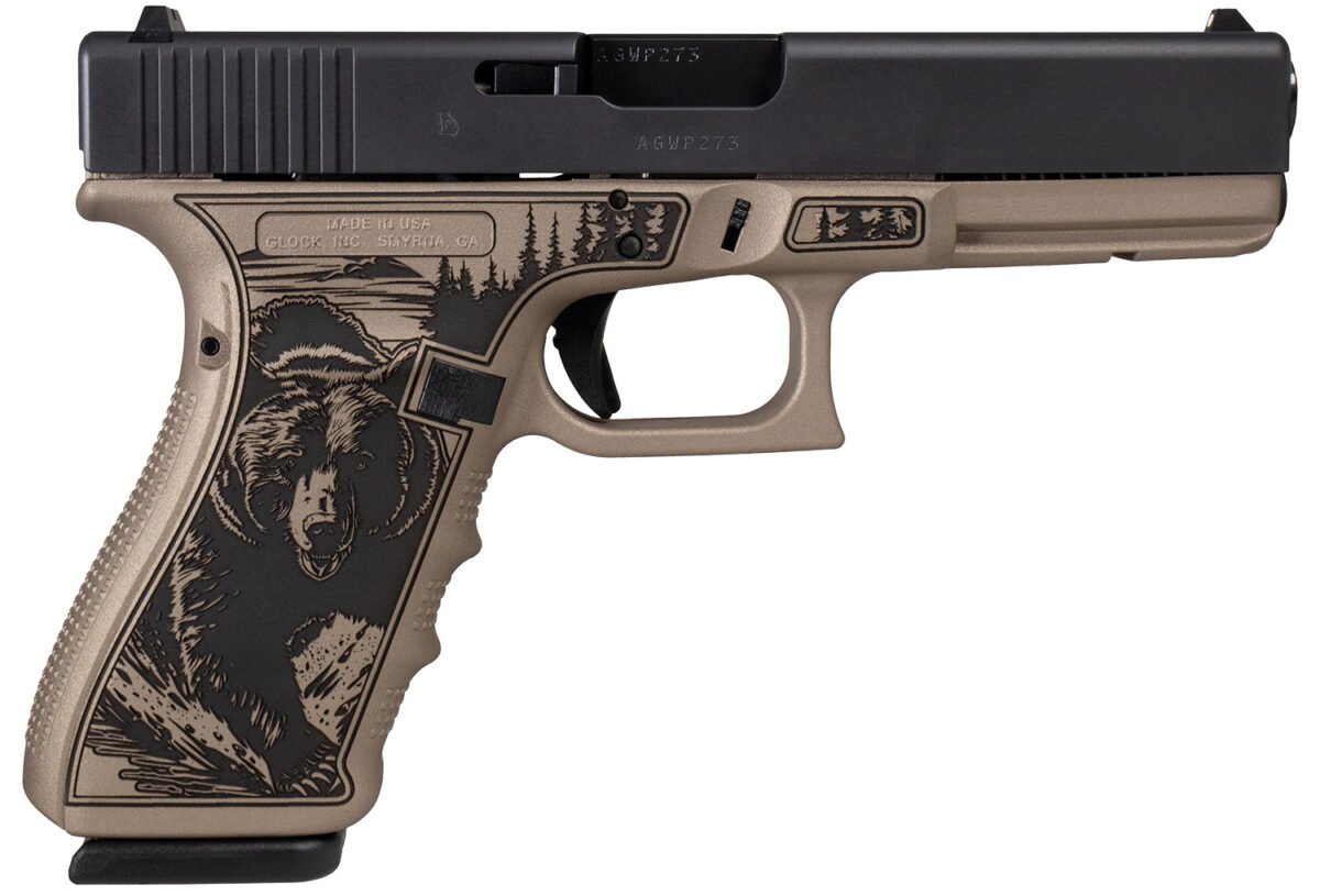 Glock UG2050204BEAR G20 Gen4 Full Size Frame 10mm Auto 15+1 4.61" Black Steel Barrel Serrated Steel Slide Polymer Frame w/Picatinny Rail Ambidextrous 1 170975