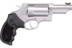 Taurus 2441039T Judge Compact Frame 45 Colt (LC)/410 Bore 5rd 3" Matte Stainless Stainless Steel Barrel, Cylinder & Frame, Black Finger Groove Grip, Exposed Hammer 2 17252