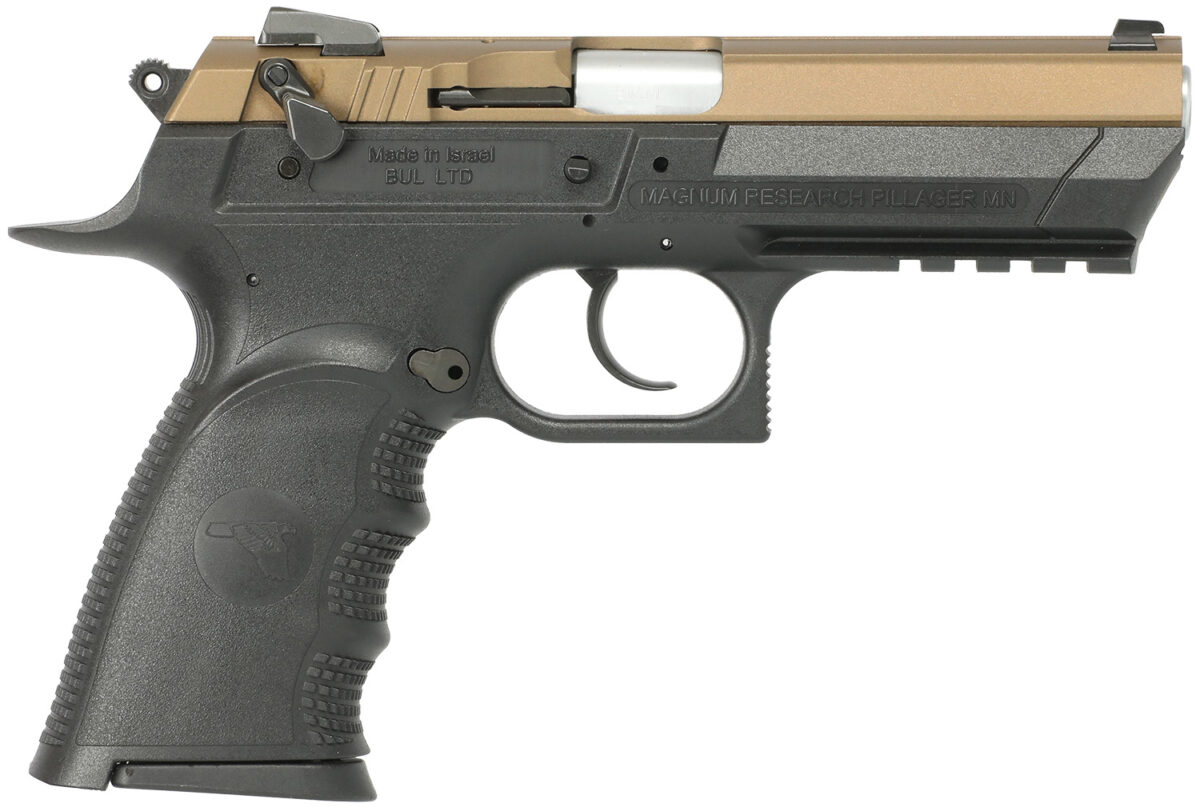 Magnum Research BE99153RLBB Baby Eagle III 9mm 15+1 4.43" Burnt Bronze Carbon Steel Slide Black Textured 1 173274