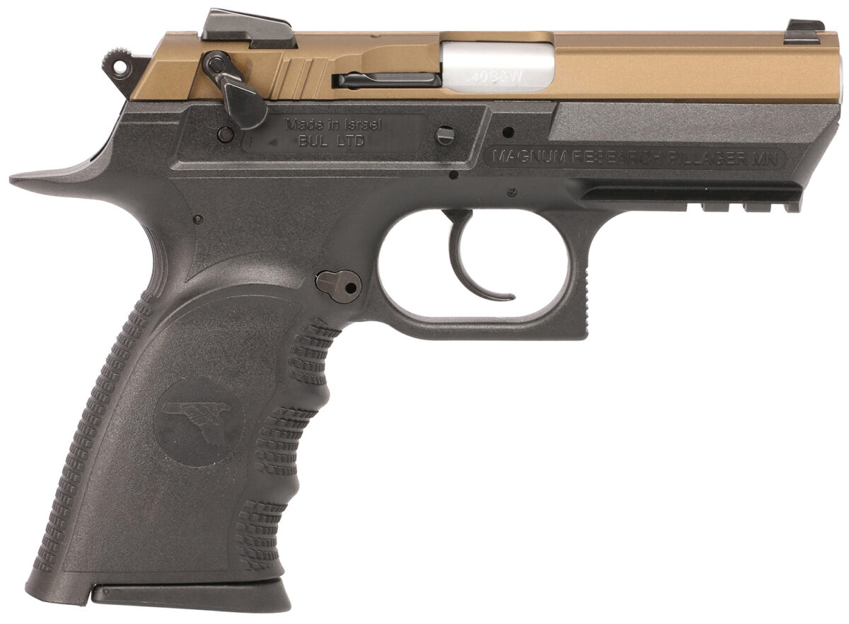 Magnum Research BE94133RSLBB Baby Eagle III 40 S&W 12+1 3.85" Burnt Bronze Carbon Steel Slide Black Textured 1 173277