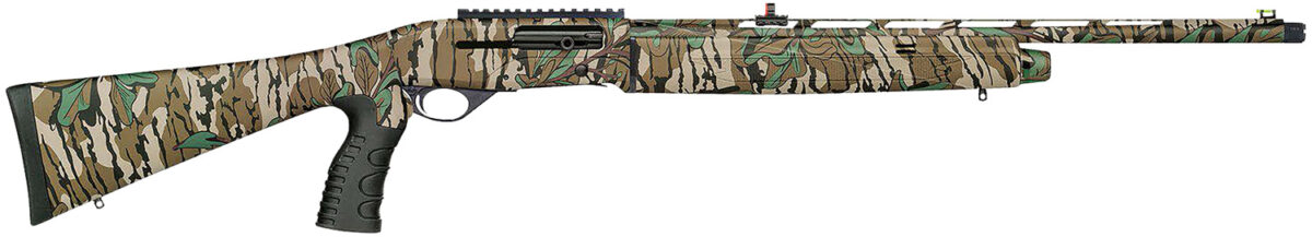 Mossberg 75810 SA-410 Tactical 410 Gauge Semi-Auto 3" 4+1 22" Mossy Oak Greenleaf Vent Rib Barrel, Mossy Oak Greenleaf Picatinny Rail Receiver, Fixed w/Pistol Grip Synthetic Stock 1 173336