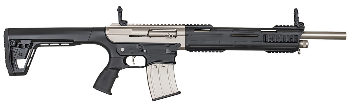 Tokarev USA 21000102 TAR MP 12 Gauge Semi-Auto 3" 5+1 18.50" Electroless Nickel Stainless Steel Barrel, Electroless Nickel Aluminum Receiver w/Picatinny Rail, M-LOK Handguards, Black Polymer Stock 1 173888