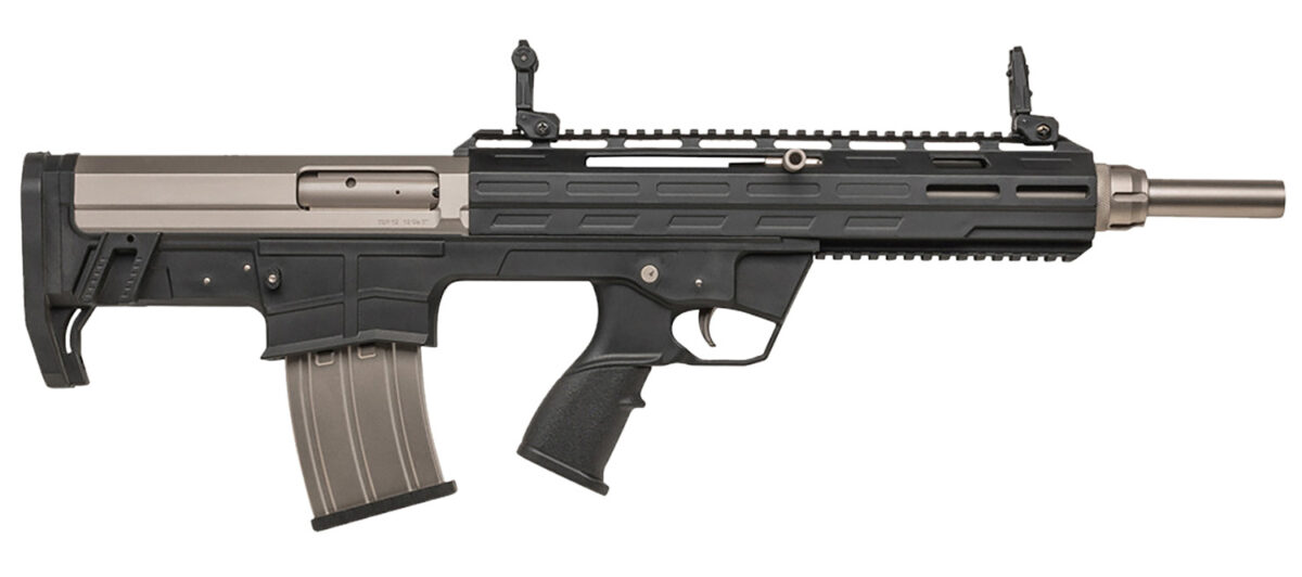 SDS Imports 21000107 TAR 12MP 12 Gauge 3" 5rd 18.50" Nickel Marine Benelli/Mobil Polymer Stock 1 173889