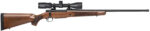 Mossberg 28240 Patriot w/Optic Full Size 7mm PRC 3+1 24" Matte Blued Fluted Threaded Barrel, Matte Blued Drilled & Tapped Receiver, Walnut Fixed Stock, Vortex Crossfire II 3-9x40mm Scope, Right Hand 2 174378