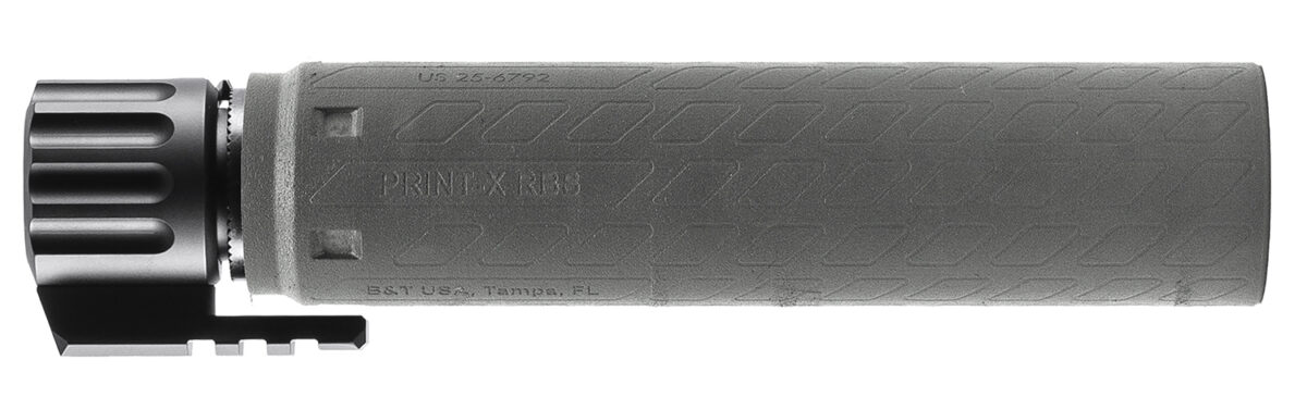B&T Firearms SD-TP9/MP9 Print-X MP9/TP9 Suppressor 9mm 1.70" Gray Anodized Titanium 1 177498