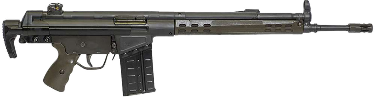 Century Arms RI5601AX CA-3 7.62x51mm NATO 20+1 18" Black Threaded Barrel, Black Steel Receiver, Fixed Black Synthetic Stock & Grip, A2 Birdcage Flash Hider 1 180784