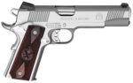 Springfield Armory PX9151LCA 1911 Loaded *CA Compliant 45 ACP 7+1 5" Stainless Match Grade Barrel, Serrated Slide & Frame w/Beavertail, Crossed Cannon Cocobolo Grip 2 24317