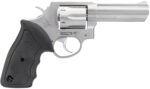 Taurus 2650049 65 Medium Frame 357 Mag/38 Special +P 6rd 4" Matte Stainless Steel Barrel, Cylinder & Frame, Fixed Sights, Black Soft Rubber Finger Groove Grip, Transfer Bar Safety, Exposed Hammer 2 31456