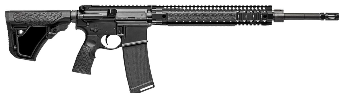 Daniel Defense 0214213175047 DDM4 MK12 SPR 5.56x45mm NATO 18" 20+1 Black Hard Coat Anodized 6 Position w/SoftTouch Overmolding Stock 1 3445