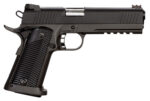 Rock Island 51567 Tac Ultra FSHC 45 ACP Caliber with 5" Barrel, 14+1 Capacity, Overall Black Parkerized Finish Steel, Picatinny Rail/Beavertail Frame, Serrated Slide & Black/Gray G10 Grip 2 35220