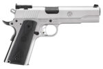 Ruger 6739 SR1911 Target 10mm Auto 8+1 5" Black Bull Barrel, Serrated Stainless Steel Slide, Stainless Steel Frame w/Beavertail, Black Rubber Grip 2 39727