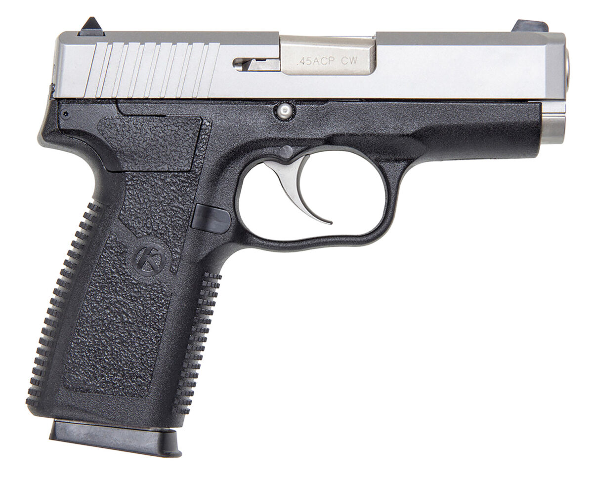 Kahr Arms CW4543 CW 45 ACP Caliber with 3.60" Barrel, 6+1 Capacity, Black Finish Frame, Serrated Matte Stainless Steel Slide & Textured Polymer Grip 1 52707