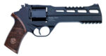 Chiappa Firearms CF340248 Rhino 60SAR *CA Compliant 357 Mag 6 Shot 6" Black Anodized Steel Barrel, Blued Steel Cylinder, Black Anodized Aluminum Frame & Barrel Shroud, Picatinny Rails, Walnut Grip 2 5654