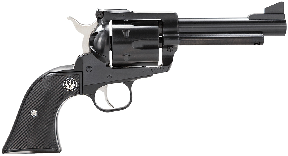 Ruger 0445 Blackhawk 45 Colt (Long Colt) 6rd 4.63" Blued Alloy Steel Barrel, Cylinder & Frame, Black Checkered Rubber Grip, Transfer Bar Safety, Exposed Hammer 1 70170