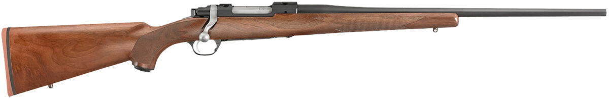 Ruger 37115 Hawkeye Sports South Exclusive Full Size 257 Roberts 4+1 22" Satin Blued Alloy Steel Barrel, Receiver w/Integral Scope Mount, American Walnut Fixed Stock, Right Hand 1 72352