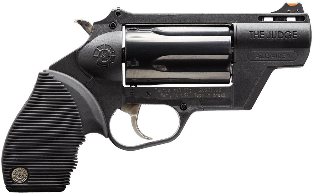 Taurus 2441021PFS Judge Public Defender 45 Colt (LC) Caliber or 2.50" 410 Gauge 5 Shot 2" Black Finish Barrel, Matte Black Oxide Finish Cylinder, Black Finish Polymer Frame & Black Rubber Grip 1 77960