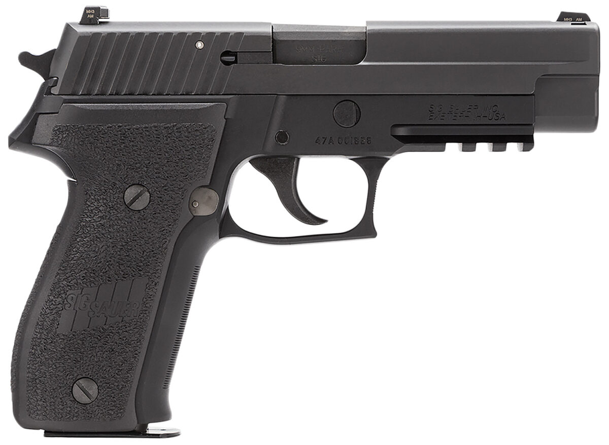 Sig Sauer MK-25 P226 MK25 9mm Luger 4.40" 15+1 Black Hardcoat Anodized Aluminum Frame with Rail Black Nitron Stainless Steel Slide Black Polymer Grip 1 79387