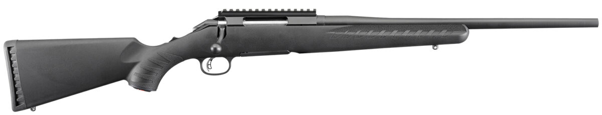 Ruger 6909 American Compact 7mm-08 Rem 4+1 18" Matte Black Alloy Steel Barrel, Matte Black Steel Receiver w/Picatinny Rail, Black Fixed Synthetic Stock, Right Hand 1 84841