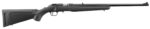 Ruger 8301 American Rimfire Full Size 22 LR 10+1 22" Satin Blued Alloy Steel Barrel, Drilled & Tapped Receiver, Black Synthetic Adjustable Stock, Right Hand 2 90217