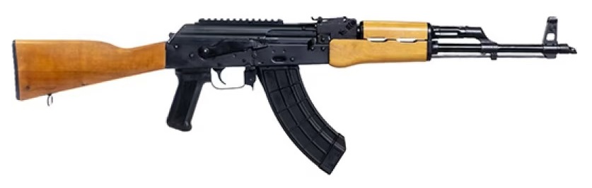 Century Arms Romanian CGR AK-47 Rifle - Black | 7.62x39 | 16.5" Barrel | Slant Break | Wood Stock & Handguard | Picatinny Optics Rail 1 ri4974 n