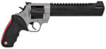 Taurus 2357085RH Raging Hunter 357 Mag 7rd 8.38" Matte Black Oxide Cylinder & Barrel Matte Stainless Steel Frame Black Rubber with Integrated Red Cushion Insert Grip 2 112907