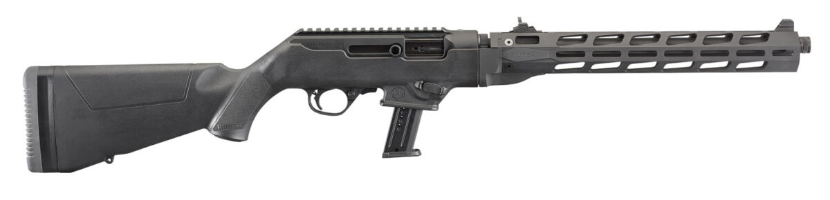 Ruger 19115 PC Carbine 9mm Luger 17+1 16.12" Threaded/Fluted Barrel, Type III Hard Coat Anodized Aluminum Receiver, M-LOK Accessory Slots, Optics Ready 1 113036