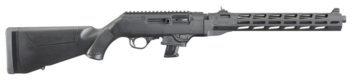 Ruger 19116 PC Carbine *CA Compliant 9mm Luger 10+1 16.12" Fluted Barrel, Type III Hard Coat Anodized Aluminum Alloy Receiver, Synthetic Stock, M-Lok Accessory Slots, Optics Ready 1 113037