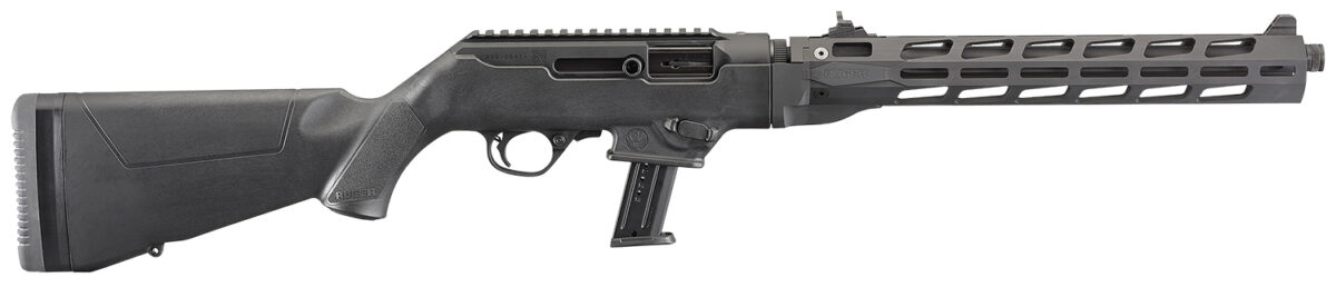 Ruger 19117 PC Carbine *CA Compliant 9mm Luger 10+1 16.12" Threaded/Fluted Barrel, Type III Hard Coat Anodized Aluminum Alloy Receiver, Synthetic Stock, M-Lok Accessory Slots, Optics Ready 1 113038
