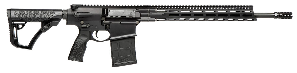 Daniel Defense 0215813210047 DD5 V4 7.62x51mm NATO 18" 20+1 Black Hard Coat Anodized Black Phosphate 6 Position w/SoftTouch Overmolding Stock Black Polymer Grip 1 114975
